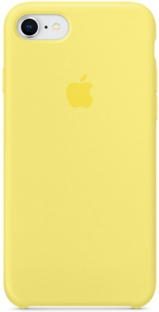 Apple Silicone Case для iPhone 8/7 желтый