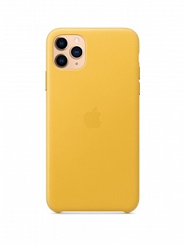 Чехол для IPhone 11 Pro Leather Case - Meyer Lemon