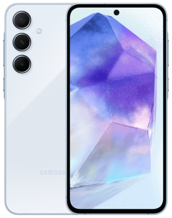 Смартфон Samsung Galaxy A55 5G 8 ГБ/128 ГБ голубой