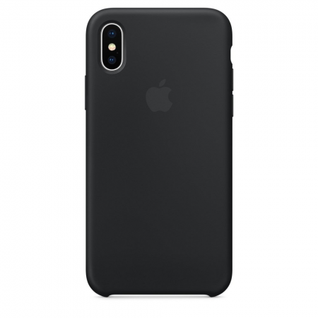 Apple Silicone Case для iPhone X/XS черный