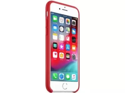 Apple Silicone Case для iPhone 8/7 красный