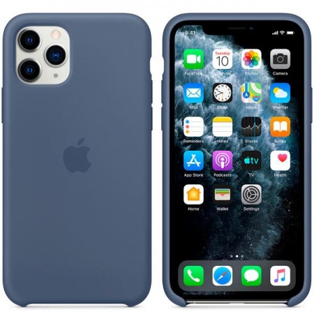 Чехол для IPhone 11 Pro Silicone Case - Alaskan Blue