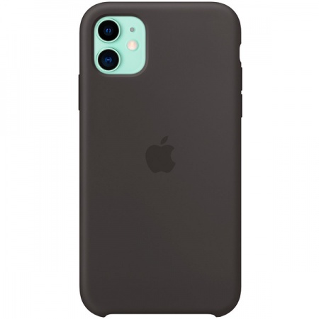 Apple iPhone 11 Silicone case (Черный)