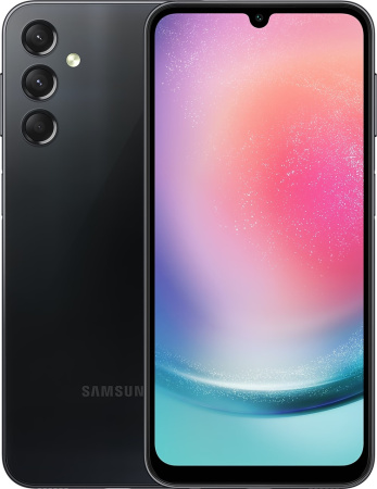 Смартфон Samsung Galaxy A24 6 ГБ/128 ГБ черный