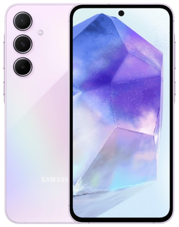 Смартфон Samsung Galaxy A55 5G 8 ГБ/128 ГБ сиреневый