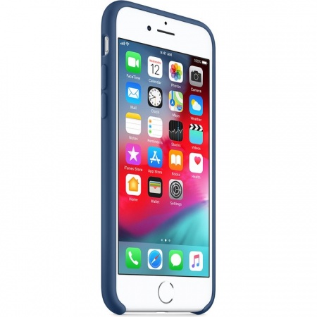 Apple Silicone Case для iPhone 8/7 синий